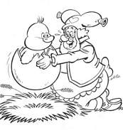 coloriage le lutin de paques